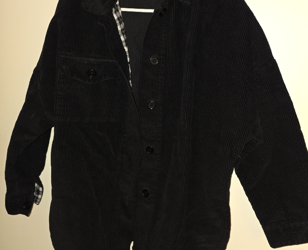 Amaryllis Black Corduroy Blazer